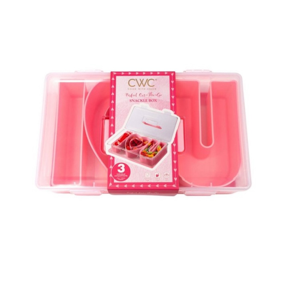 I HEART YOU I💗U Snackle Box Cook With Color Pink Ta…